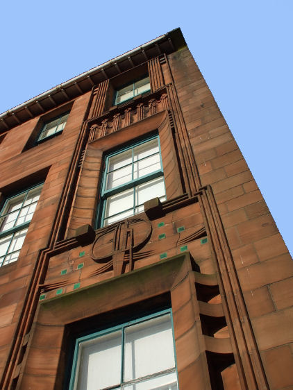 Corner at rear of Scotland Street School