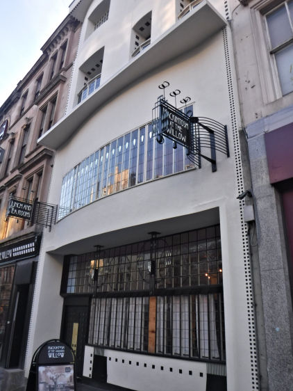 Frontage of 'Mackintosh at the Willow', December 2018