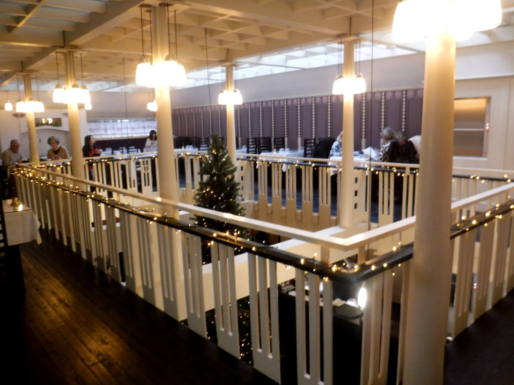 Tea gallery at Willow Tea Rooms, December 2018