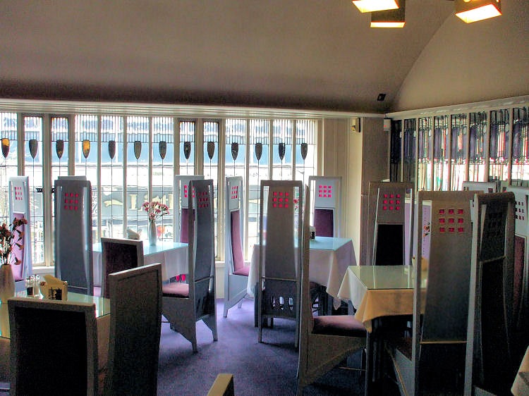 Corner view of Salon de Luxe, Willow Tea Rooms, April 2008