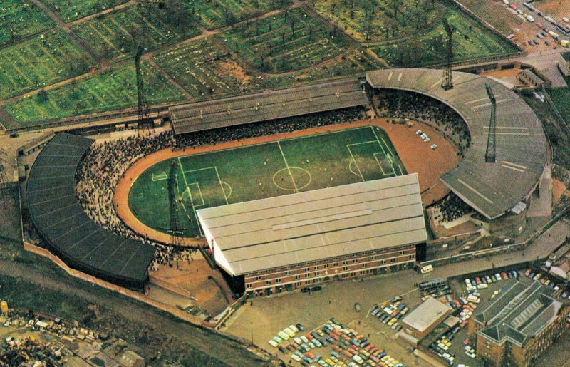 Aerial view of Celtic Park