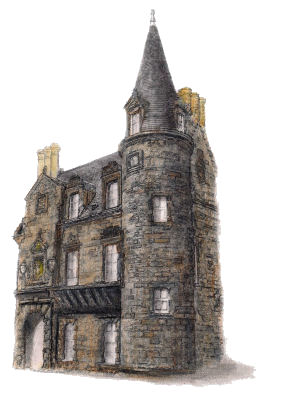 Pearce Lodge, Gatehouse at Glasgow University