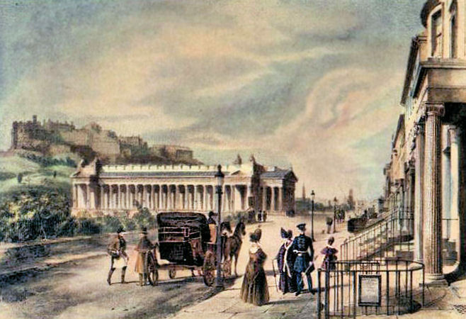 View of Princes Street, Edinburgh c.1837
