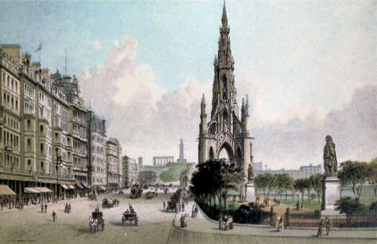 Princes Street and the Scott Monument