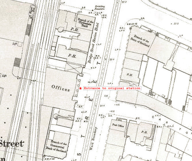 Original Bridge Street Station after opening of new station