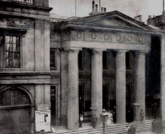 Portico at first Bridge Street Station