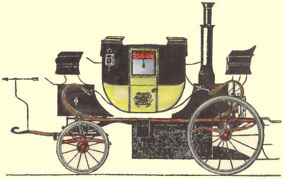 Glasgow to Paisley steam carriage