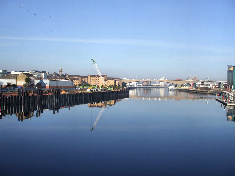 Reflection of quayside redevelopment