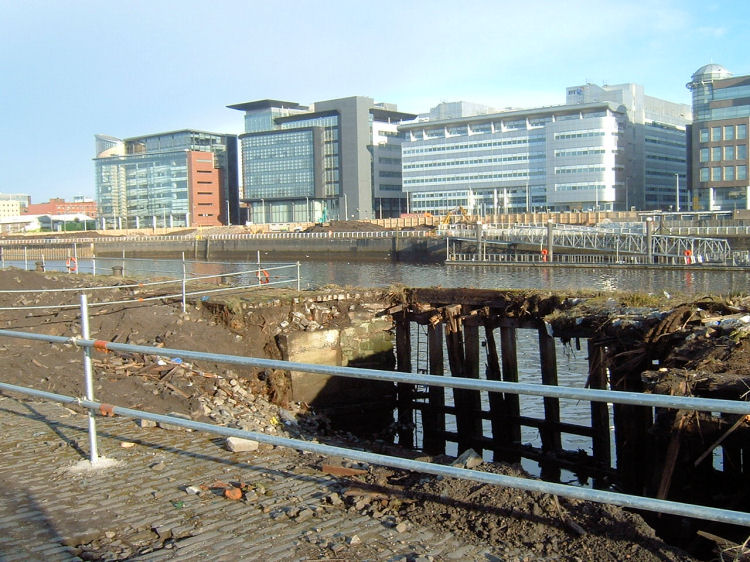 Quayside redevelopment on south bank of the Clyde, 2007