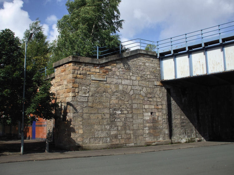 viaduct at Cumberland Street station, Gorbals, Glasgow
