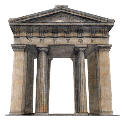 Euston Arch, Euston Station, London