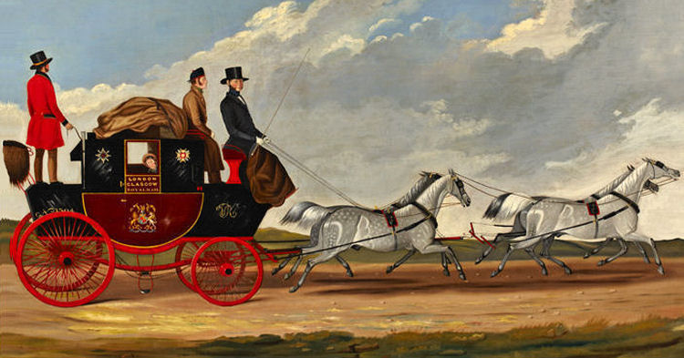 London to Glasgow Mail Coach