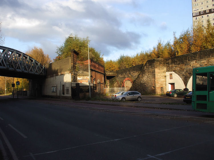 Photograph of site of Gorbals Station and Main Street Station