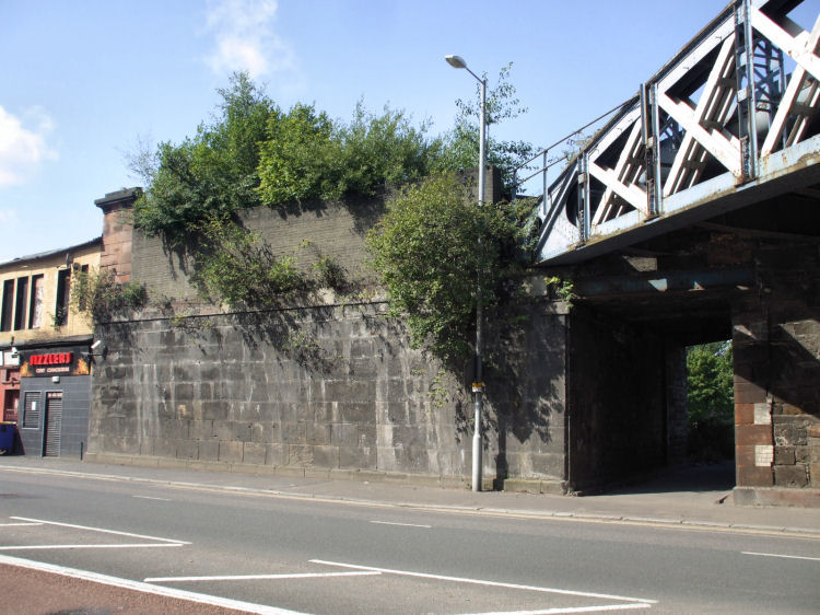 Site of bridges leading into Main Street Station, Gorbals
