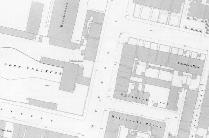Map of Port Eglinton before railway