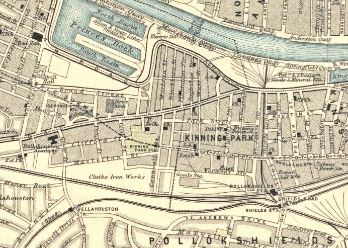 Paisley Canal line at Gower Street, Glasgow