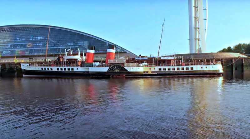 PS Waverley, the last seagoing passenger carrying paddle steamer in the world