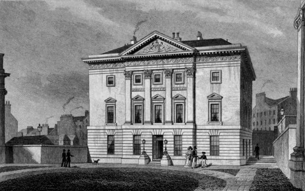 Engraving of Royal Bank of Scotland