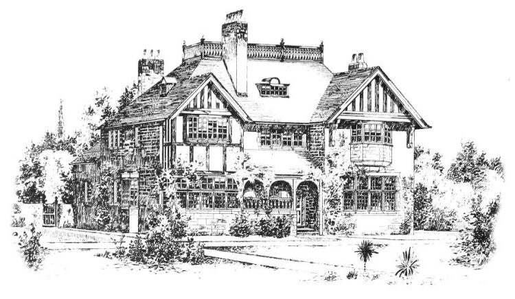 Architect's drawing of 'Ardtornish', Pollokshields, 1893