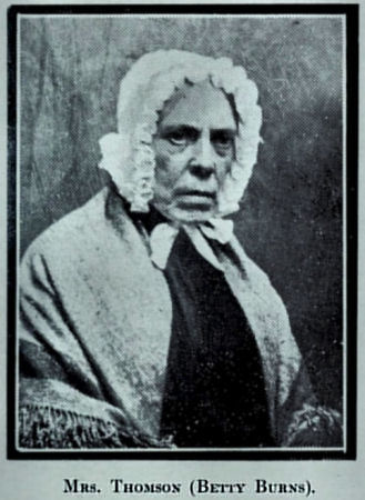 Robert Burns' daughter, Betty Thomson