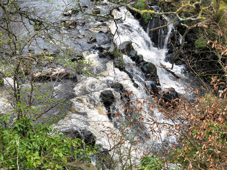 Waterfall on White Cart Water, Busby Glen
