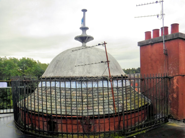 Cupola viewed from flat roof at Camphill Gate