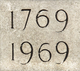 Date plaque at Capelrig House