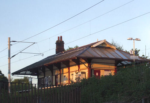 Dusk view of Cathcart Station 