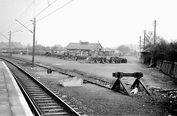 Original Cathcart Station building and surrounding goods yard 