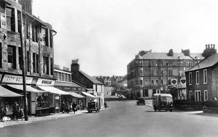  Clarkston after withdrawal of tram services on 5th July 1953