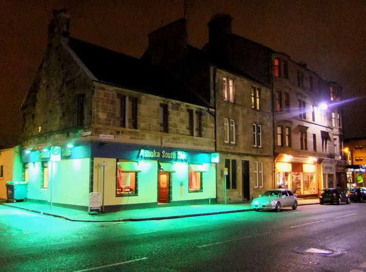Night view of block at Clarkston Road