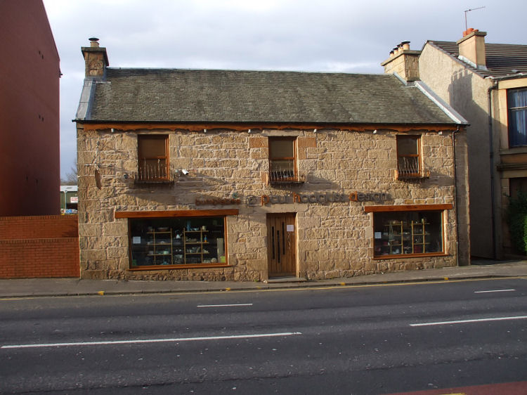 Old stone house converted to commercial premises