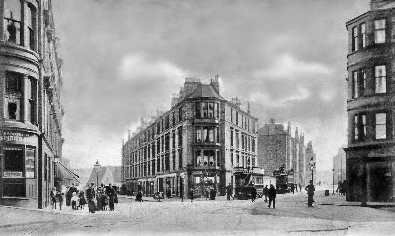 Mount Florida tram terminus in Clincart Road 