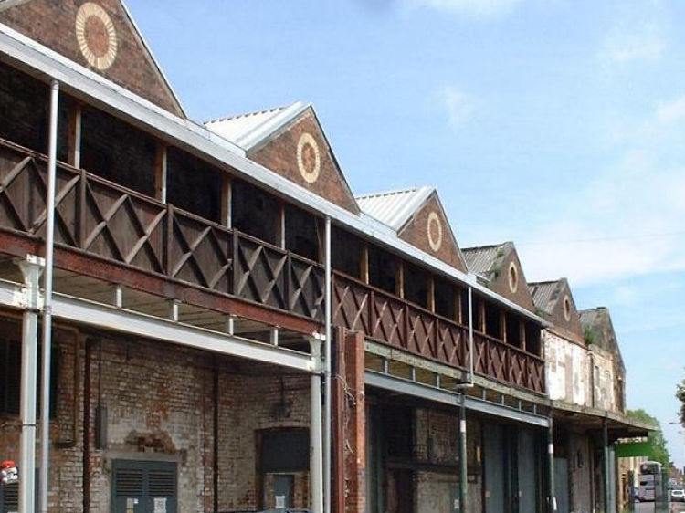 First floor stalls of stables overlooking courtyard of former Copelawhill tram depot