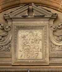 Plaque at Couper Institute