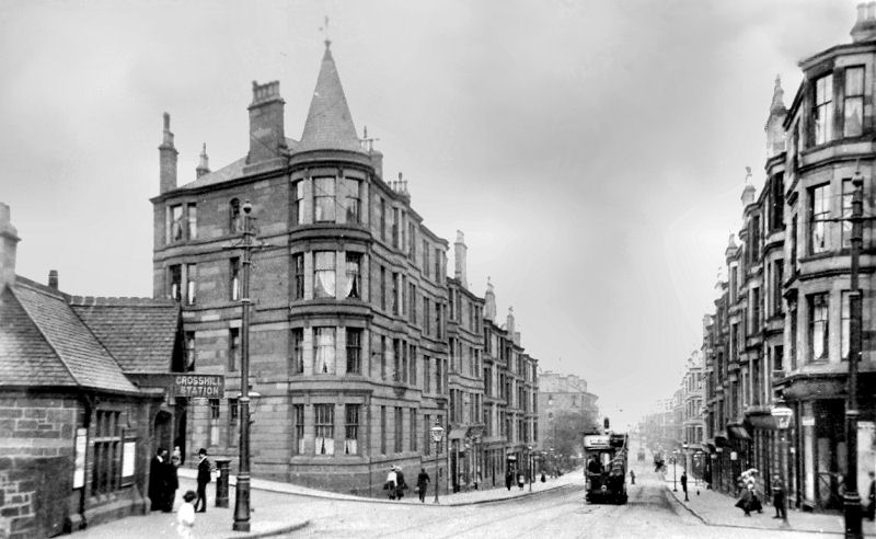 Original Booking Office at Crosshill Railway Station