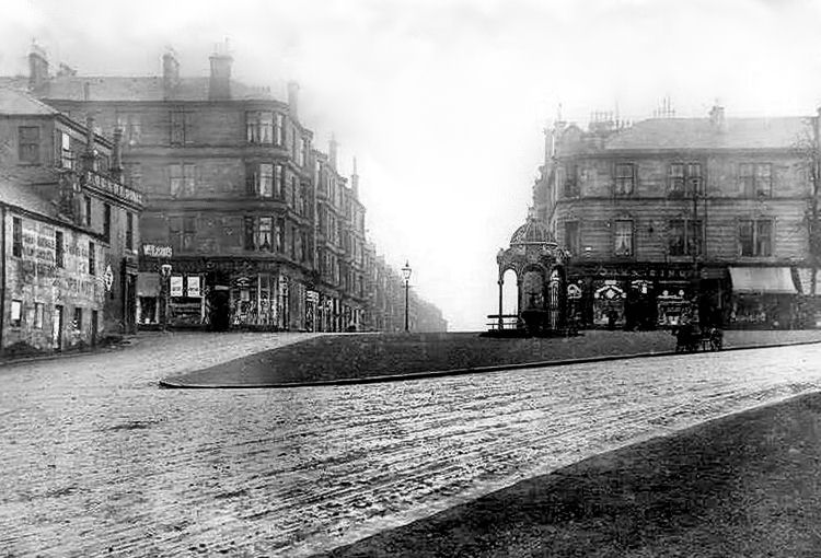 1905 view of the site of Crossmyloof village