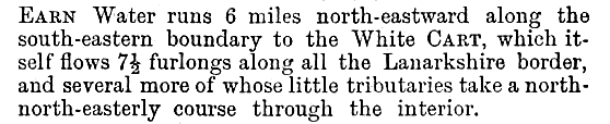 Description of Earn Water, Waterfoot, 1901