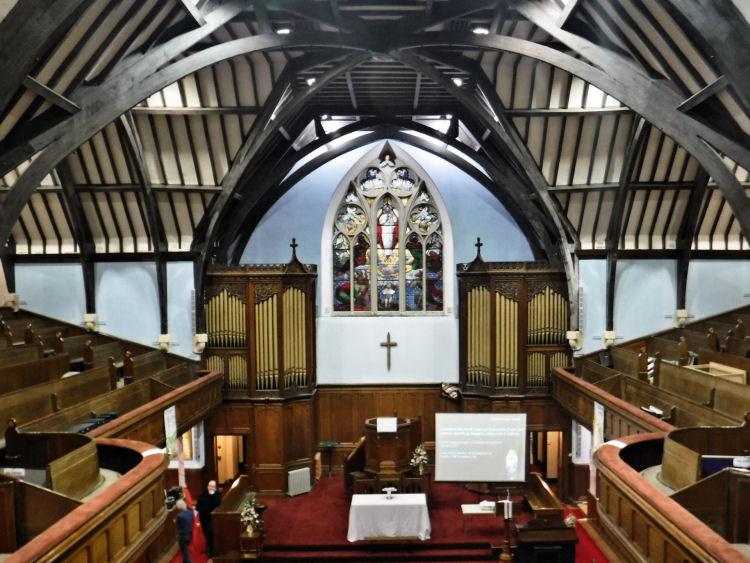 Interior of Eastwood Parish Church, Glasgow