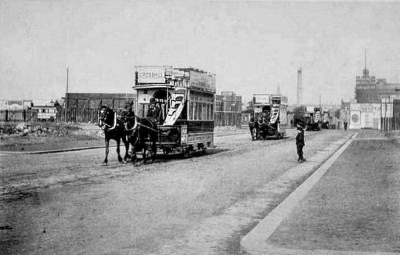 First horse trams to be operated by Glasgow Corporation