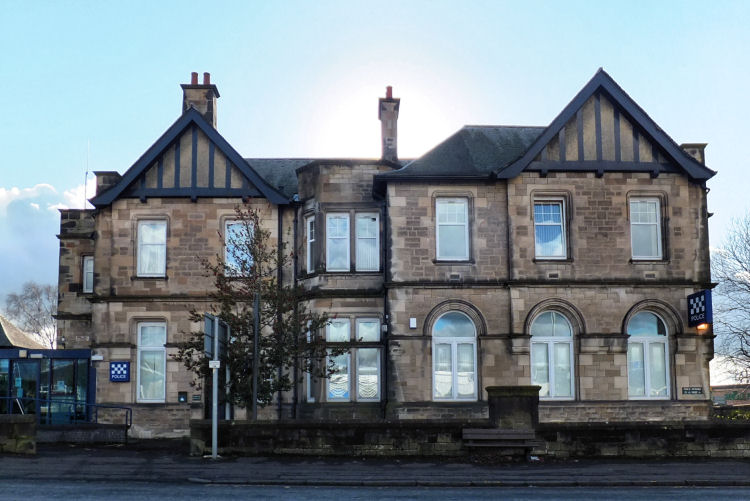 Giffnock Police Station & District Court, built 1915