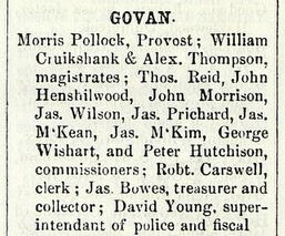Govan Council 1864