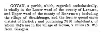 Extract from Duncan's Itinerary of Scotland, 1823