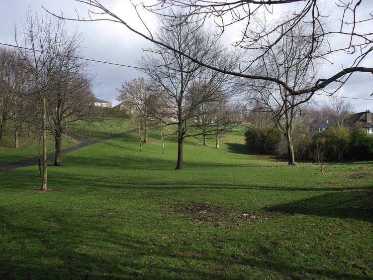 View of Hundred Acre Hill, King's Park, from the south