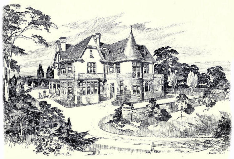Exhibition Drawing of 'Kelmscott', Pollokshields