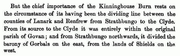 Kinninghouse Burn at Strathbungo