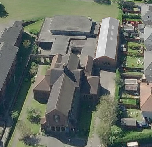 Aerial photograph of King's Park Parish Church