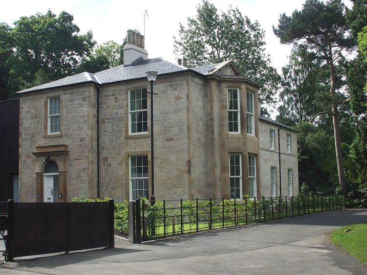 Linn House, built c.1811, with side extension added in 1852