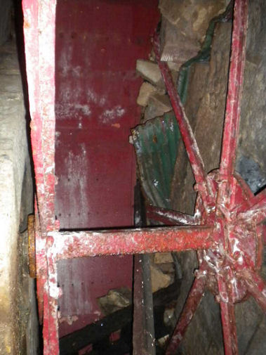 Mill wheel at Linn Falls, credit Andrew Roscoe