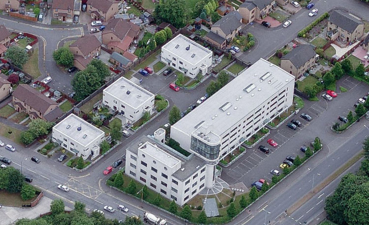 Aerial view of Luma Building